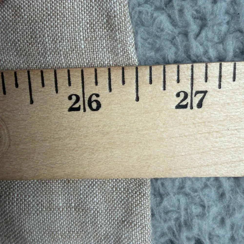Banana Republic Shirt Mens XXL Tan Linen Button Down Short Sleeve Standard Fit‎